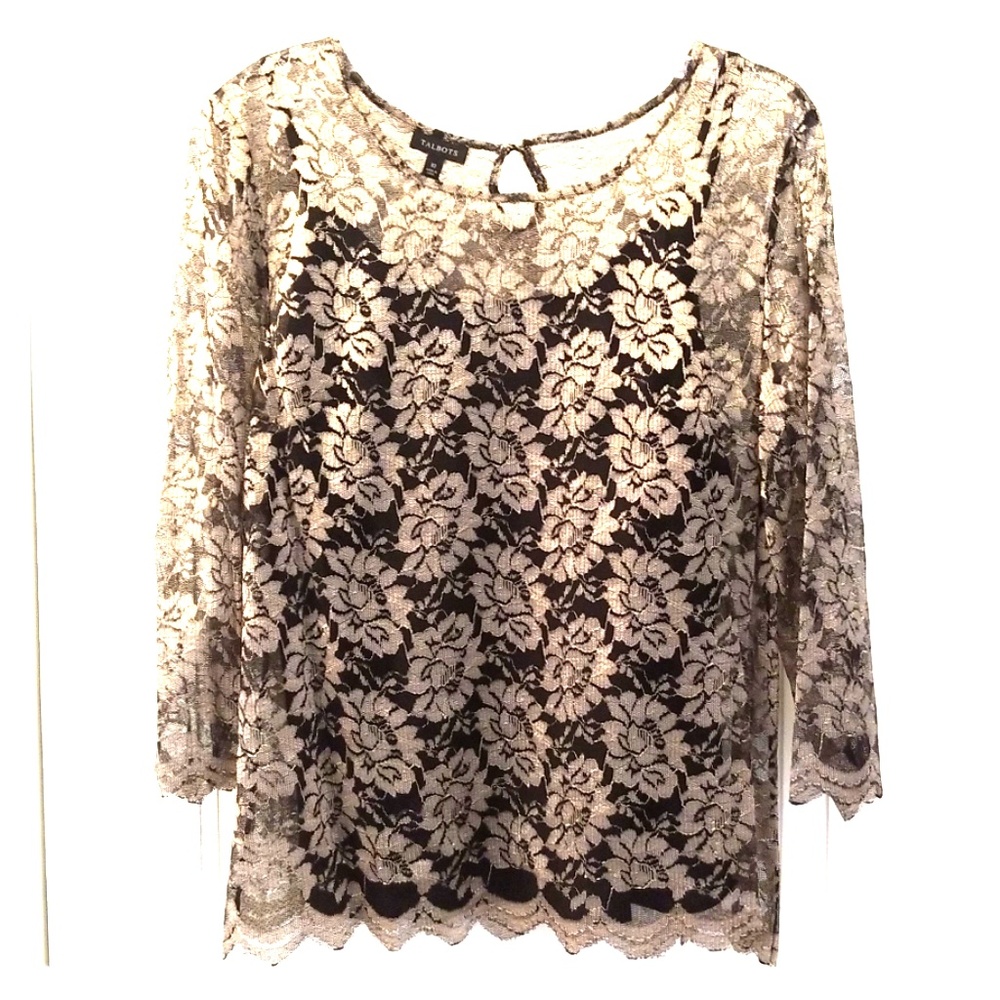 NWT Talbots Elegant Top